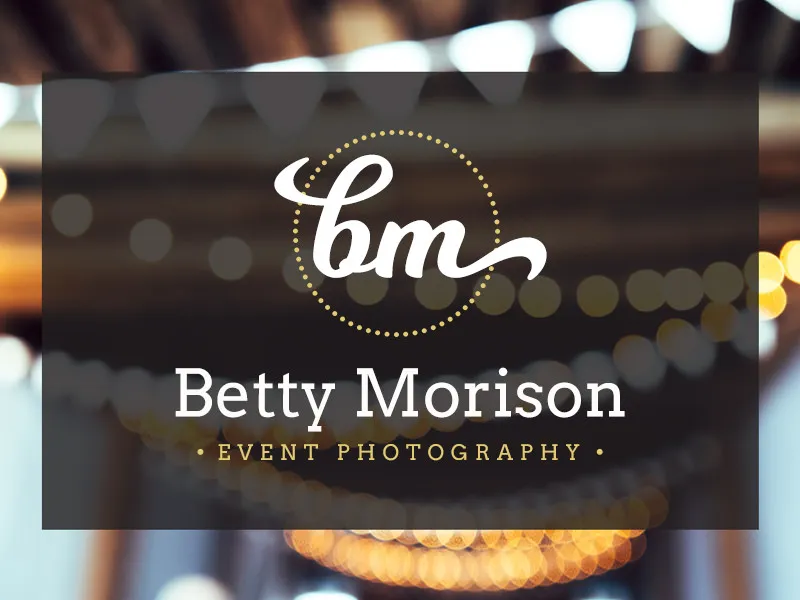decorative girly photography logo