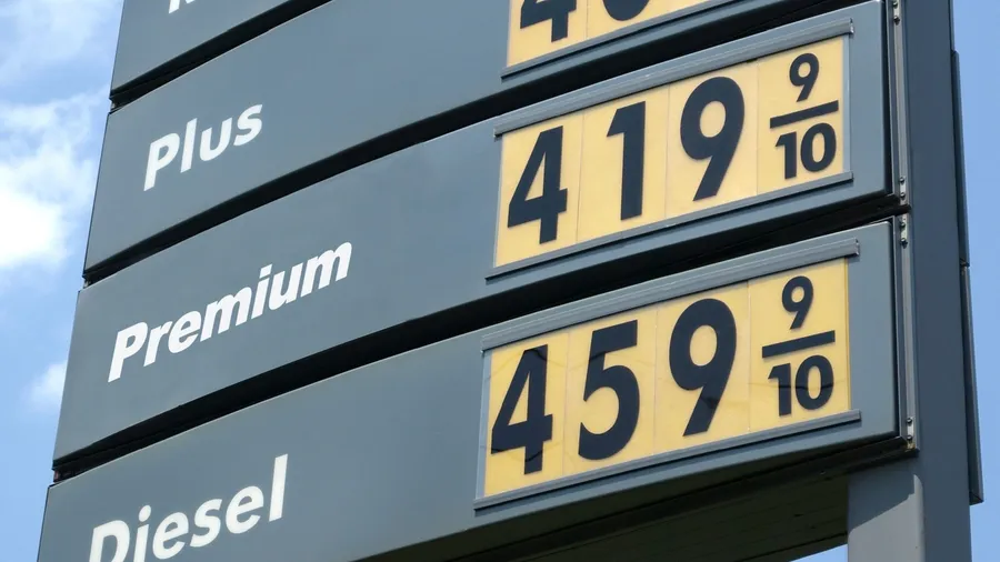 Higher Price Gas Station Sign