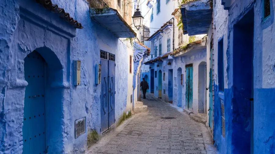 blue city