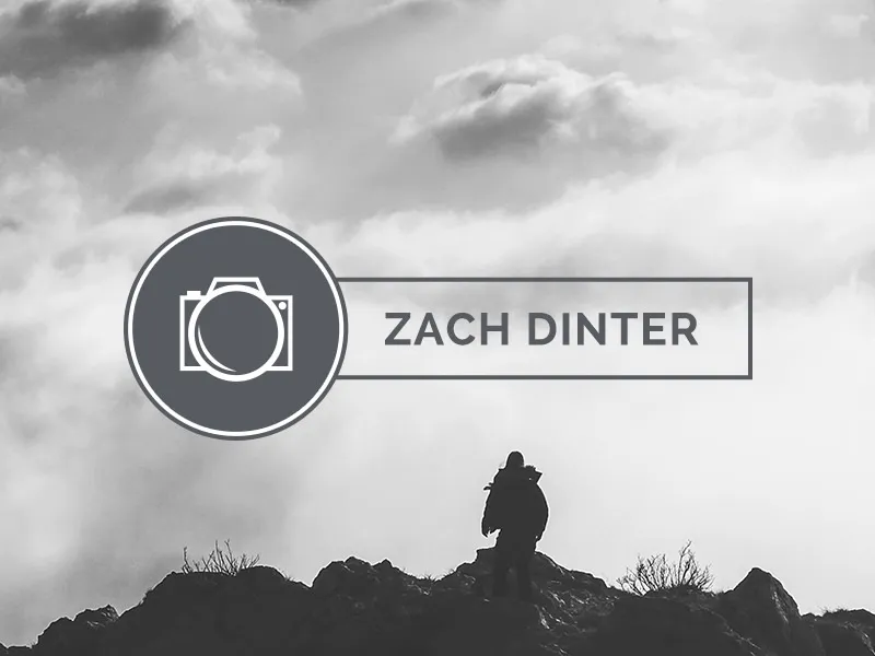 Camera badge with name area