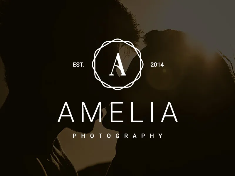 Elegant initial logo