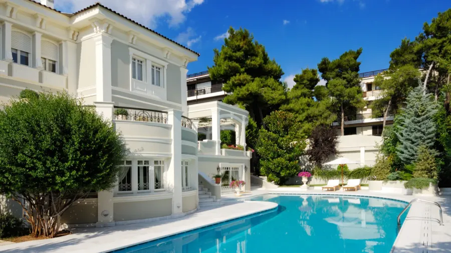 luxury villa with swimming pool