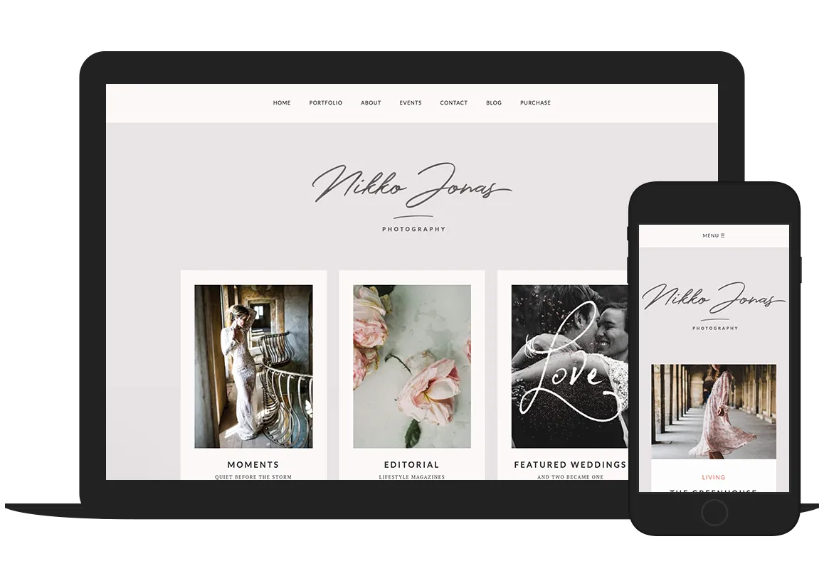 Nikko Pro photography WordPress theme by Colormelon