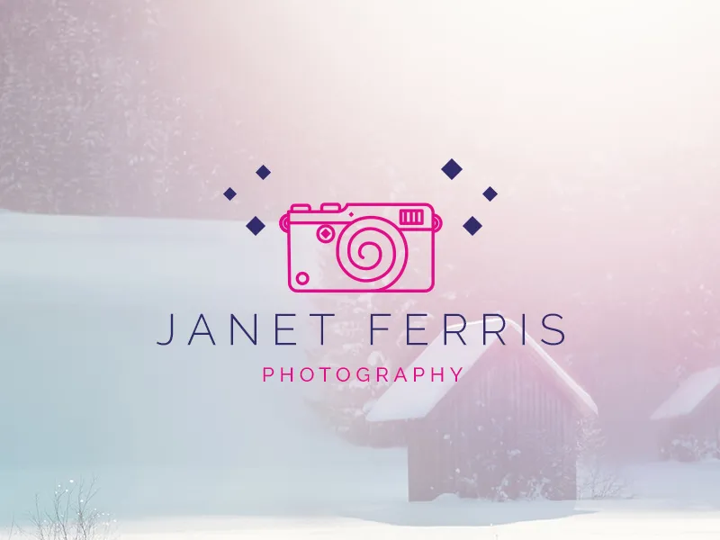 Quirky camera logo