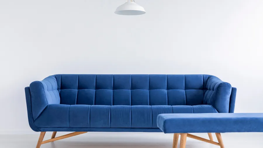Room with vintage sofa