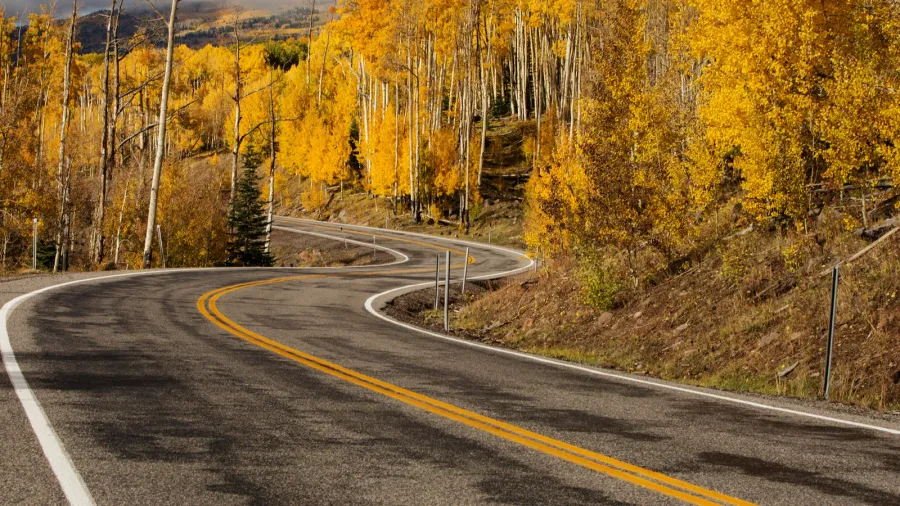 scenic view to the highlands on the byway 12 in