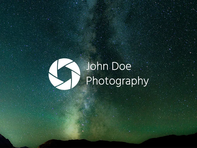 Simple aperture logo