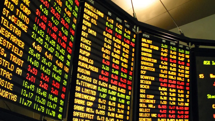 stock market board