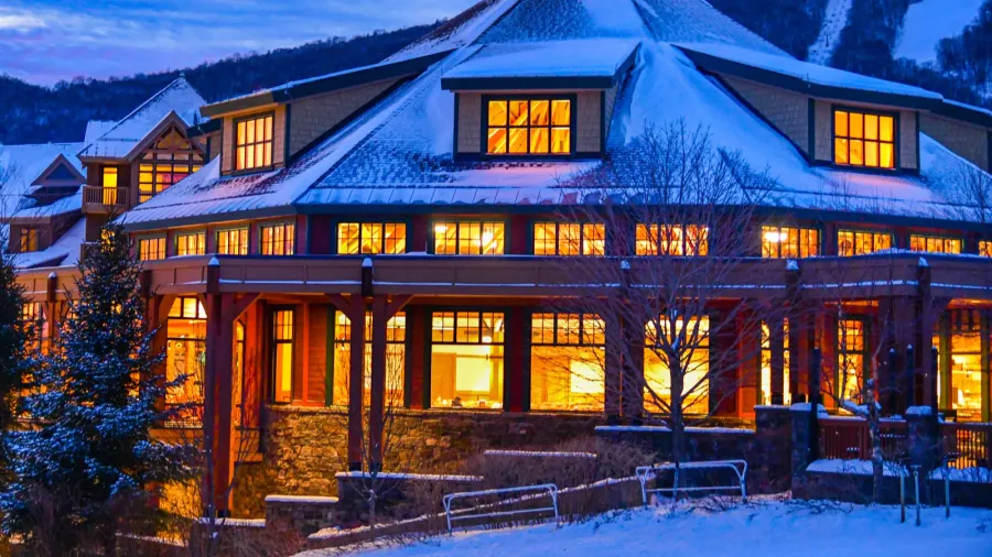 stowe mountain ski resort in vermont spruce peak village at