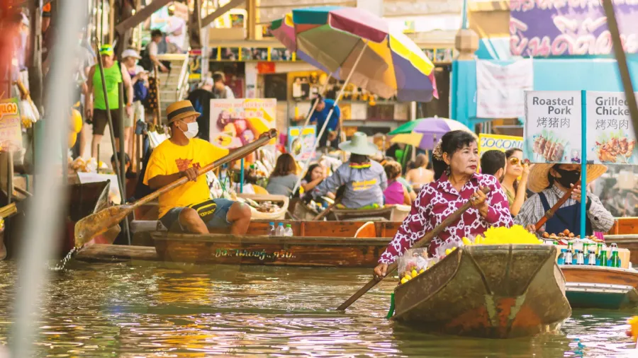 thailand bangkok 4 mar 2020 travel and leisure concept salesman